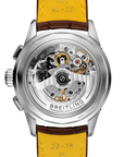 Breitling Premier B25 Datora 42mm Copper Dial on alligator leather strap - Caseback