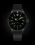 Breitling Superocean Heritage B31 Automatic 44mm Black Dial on stainless steel strap - Lume Shot