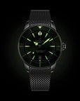 Breitling Superocean Heritage B31 Automatic 44mm Green Dial on stainless steel strap - Lume Shot