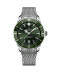 Breitling Superocean Heritage B31 Automatic 44mm Green Dial on stainless steel strap - Facing
