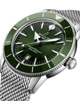 Breitling Superocean Heritage B31 Automatic 44mm Green Dial on stainless steel strap - Three-Quarter View