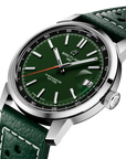 Breitling Top Time B31 38mm Green Dial on calfskin leather strap - Three-Quarter View