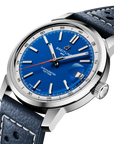 Breitling Top Time B31 38mm Blue Dial on calfskin leather strap - Three-Quarter View