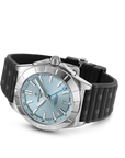 Breitling Chronomat Automatic Gmt 40mm Ice Blue Dial on rubber strap - Closed Bracelet