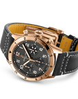 Breitling Classic Avi Chronograph 42 P-51 Mustang 42mm Black Dial on calfskin leather strap - Closed Bracelet