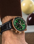 Breitling Navitimer B01 Chronograph 46mm Green Dial on alligator leather strap - Modeled