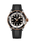 Breitling Superocean Automatic 42mm Black Dial on rubber strap - Facing
