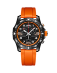 Breitling Endurance Pro 44mm Black Dial on rubber strap - Facing