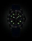 Breitling Endurance Pro 44mm Black Dial on rubber strap - Lume Shot