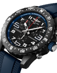 Breitling Endurance Pro 44mm Black Dial on rubber strap - Three-Quarter View