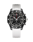 Breitling Endurance Pro 38mm Black Dial on rubber strap - Facing