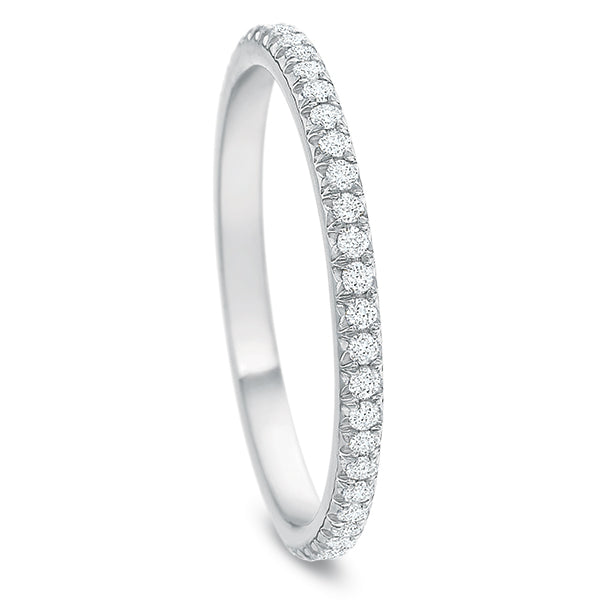 The French Cut Eternity Diamond Band - Skeie's Jewelers