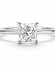 14k White Gold 1.00ct Princess Cut Engagement Ring