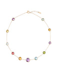 Marco Bicego® 'Jaipur' Yellow Gold Mixed Gemstone Necklace - Skeie's Jewelers