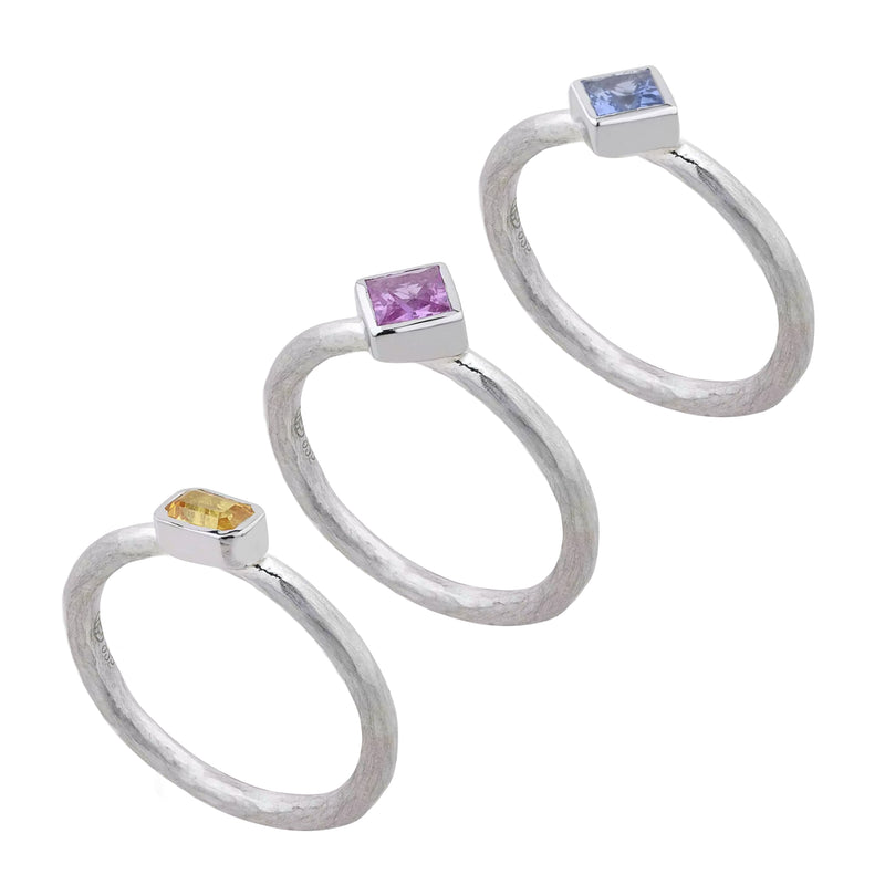 Lika Behar Silver Prismic Rings