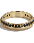 Logan James Urban 18K yellow gold black diamond ring 0.54ctw size 6 product view