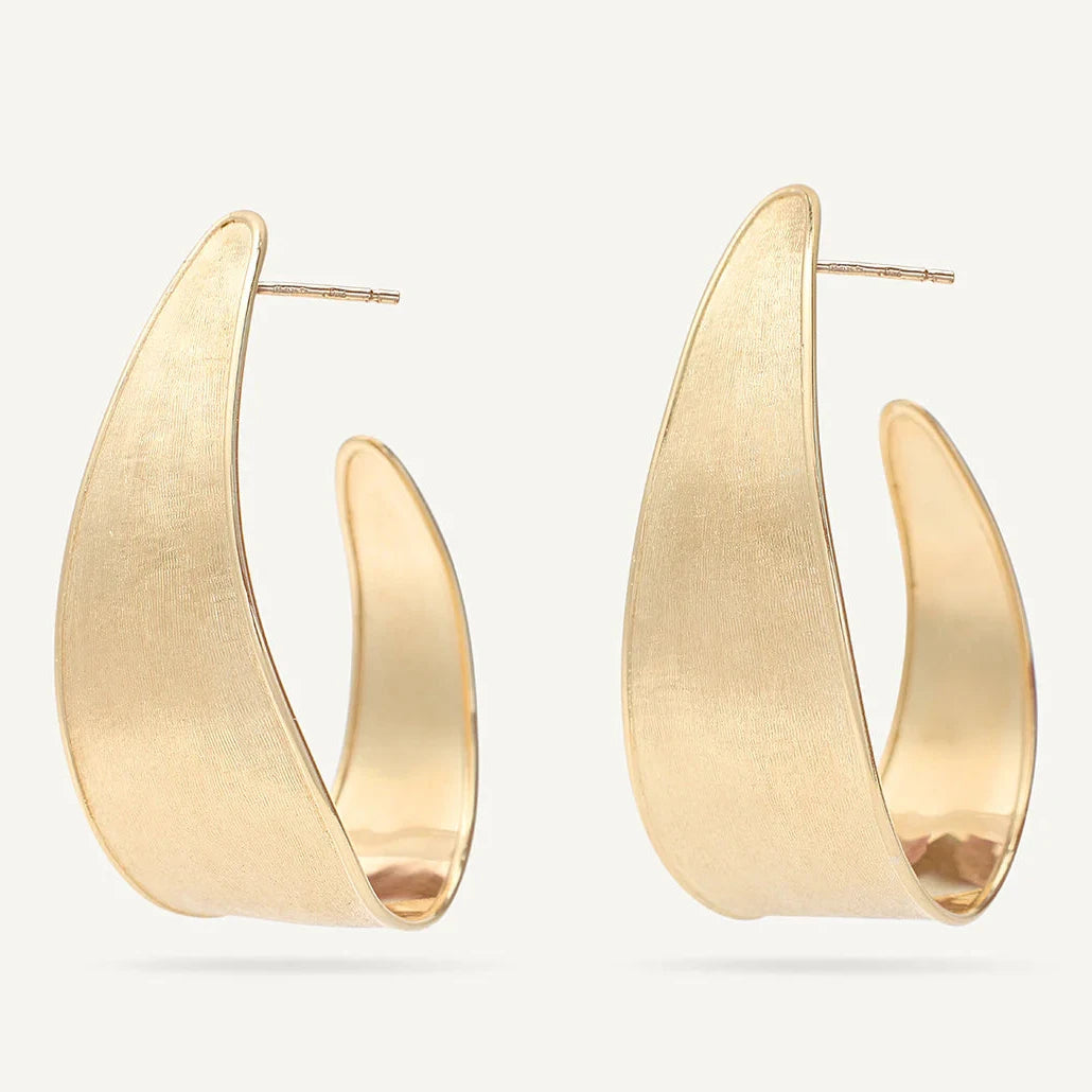 Marco Bicego® 'Lunaria' Yellow Gold Hoop Earrings