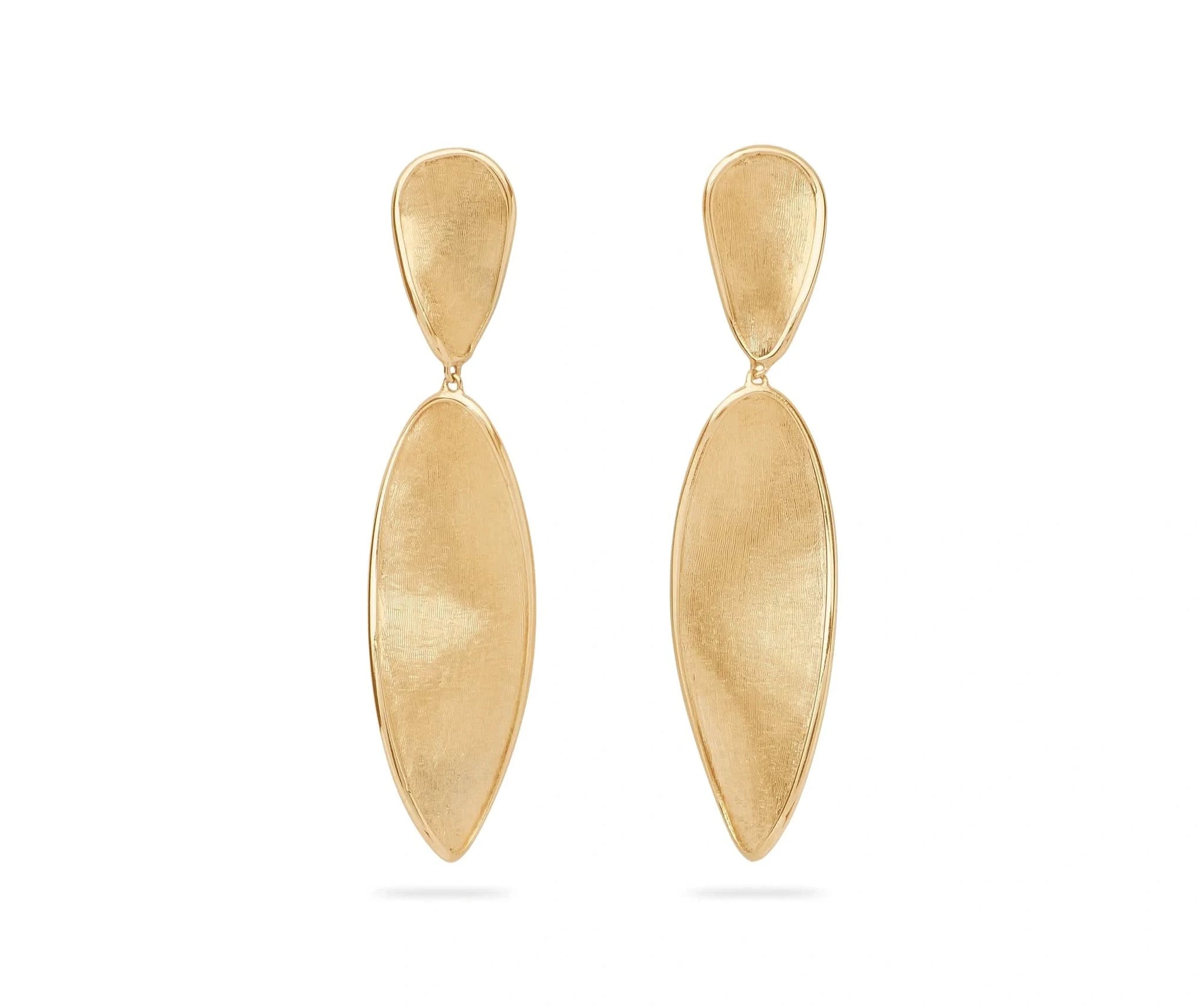 Marco Bicego 18k Yellow Gold Double Drop Earrings - Skeie's Jewelers