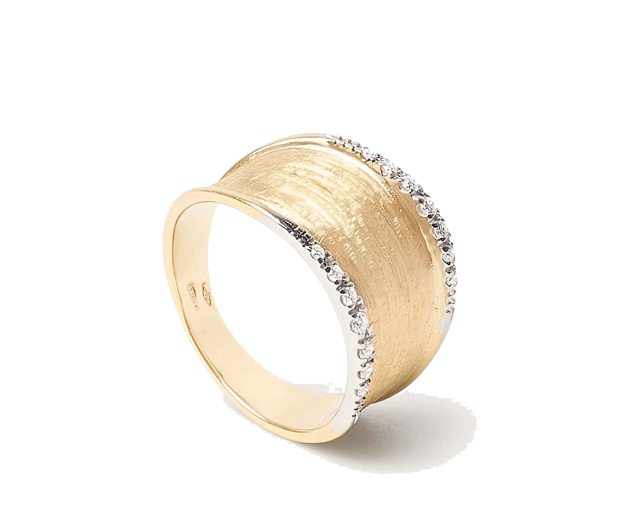 Marco Bicego Gold Lunaria Diamond Ring - Skeie's Jewelers