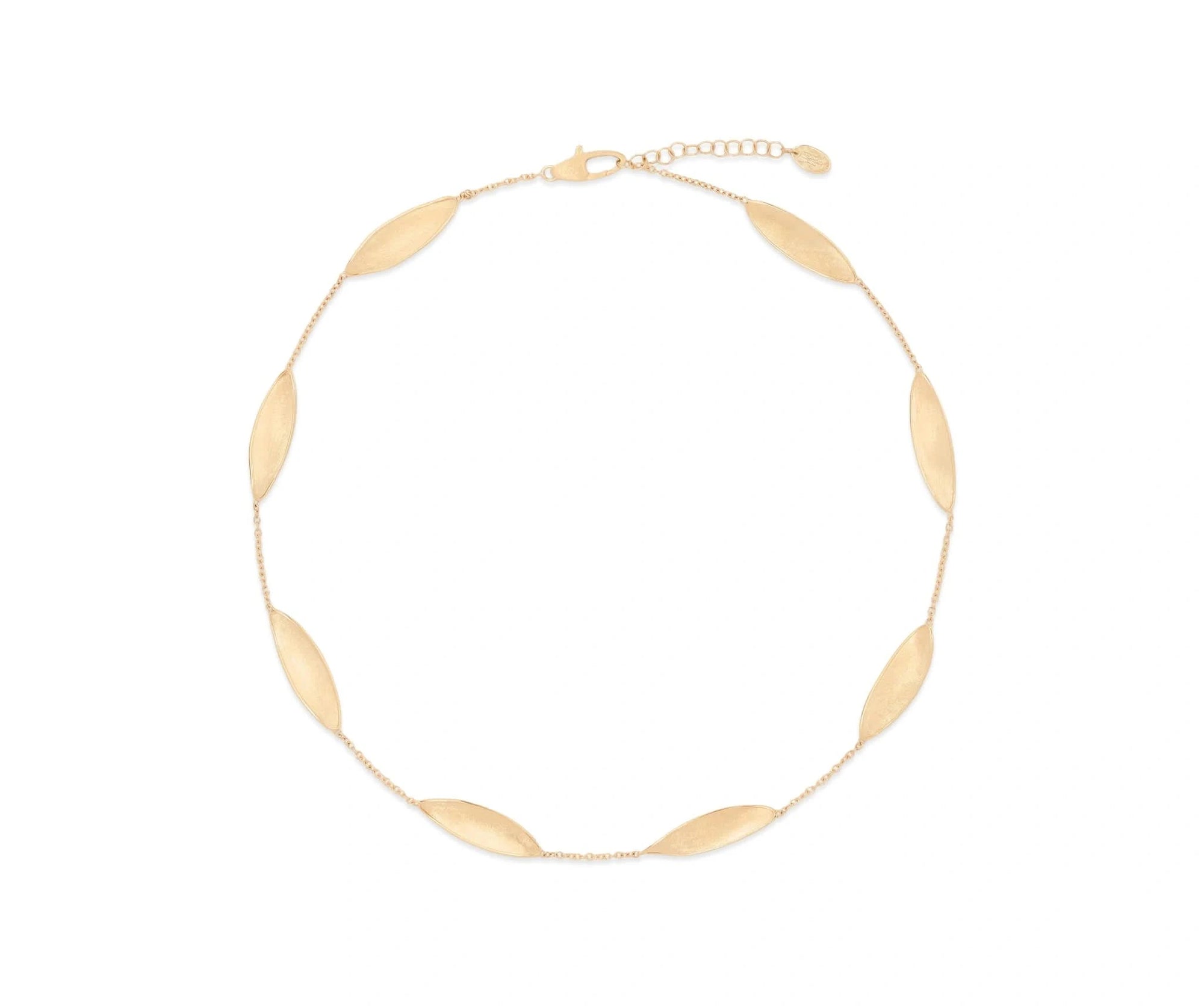 Marco Bicego 18k Yellow Gold Station Short Necklace - Skeie's Jewelers