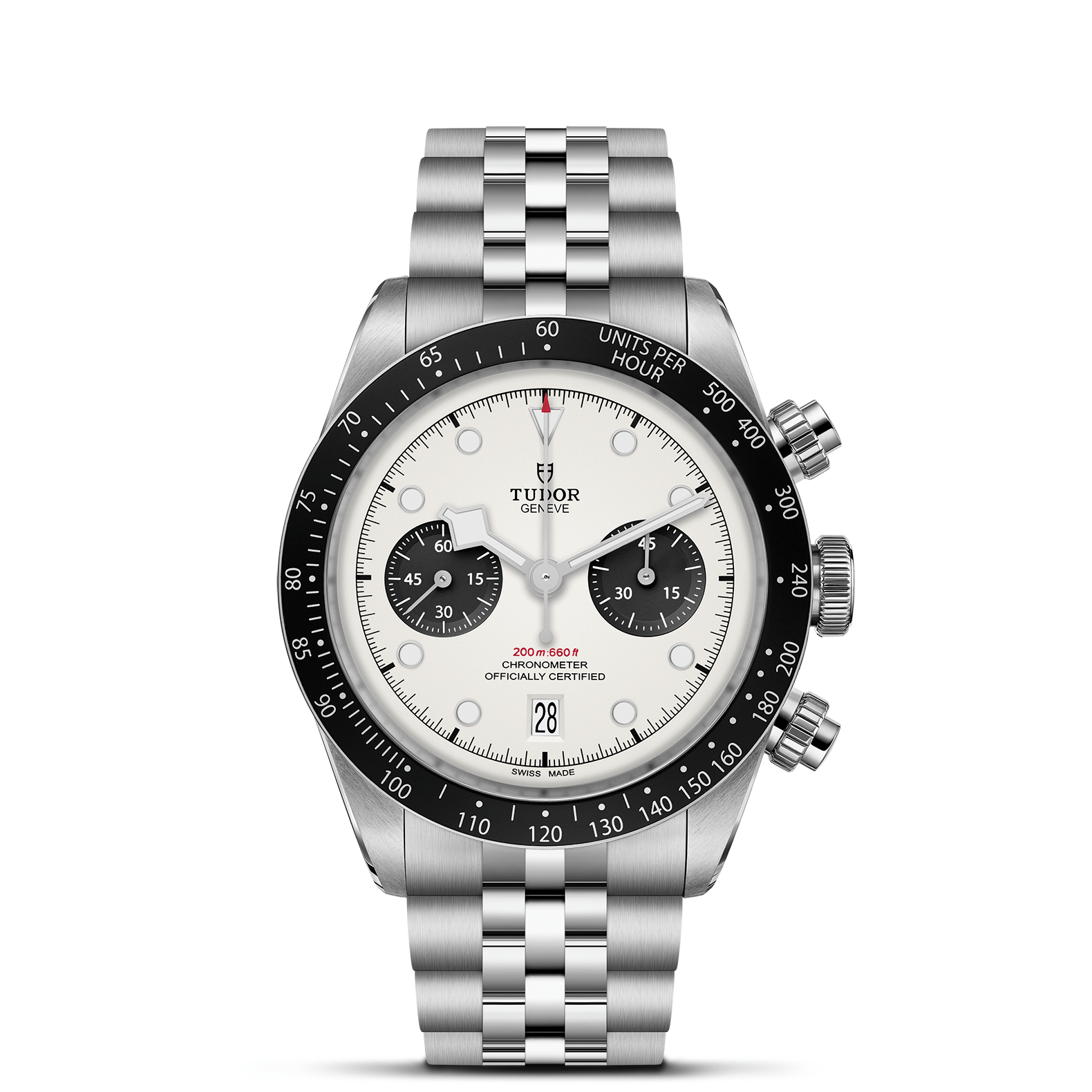 Tudor Black Bay Chrono White Dial on 5-Link - m79360n-0014 - Skeie's Jewelers