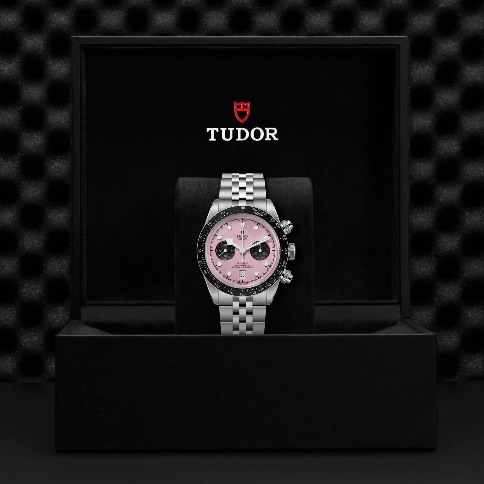 Tudor Black Bay Chrono Pink Dial -  M79360N-0019 - Skeie's Jewelers