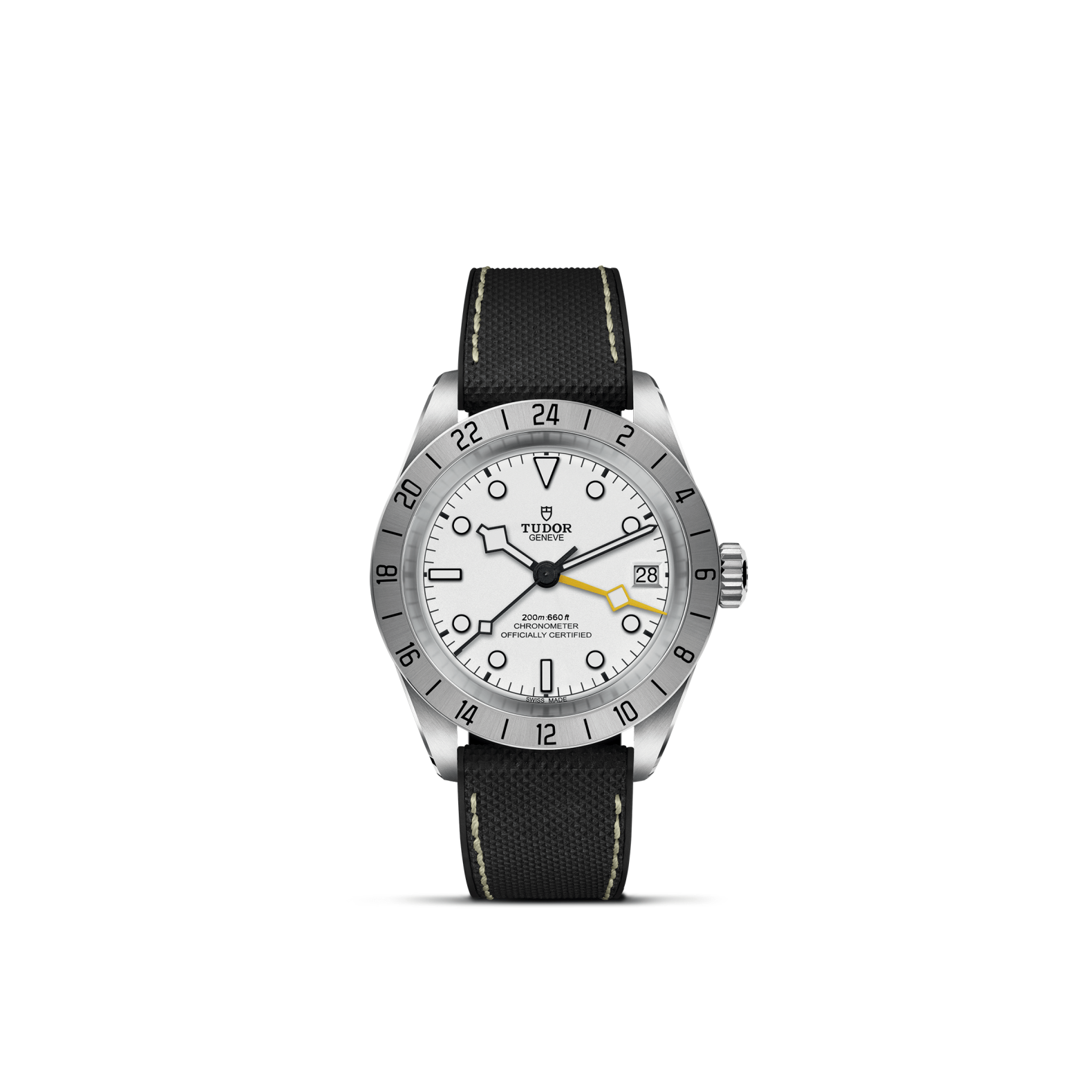 Tudor Black Bay Pro - Hybrid rubber and leather strap - Skeie's Jewelers