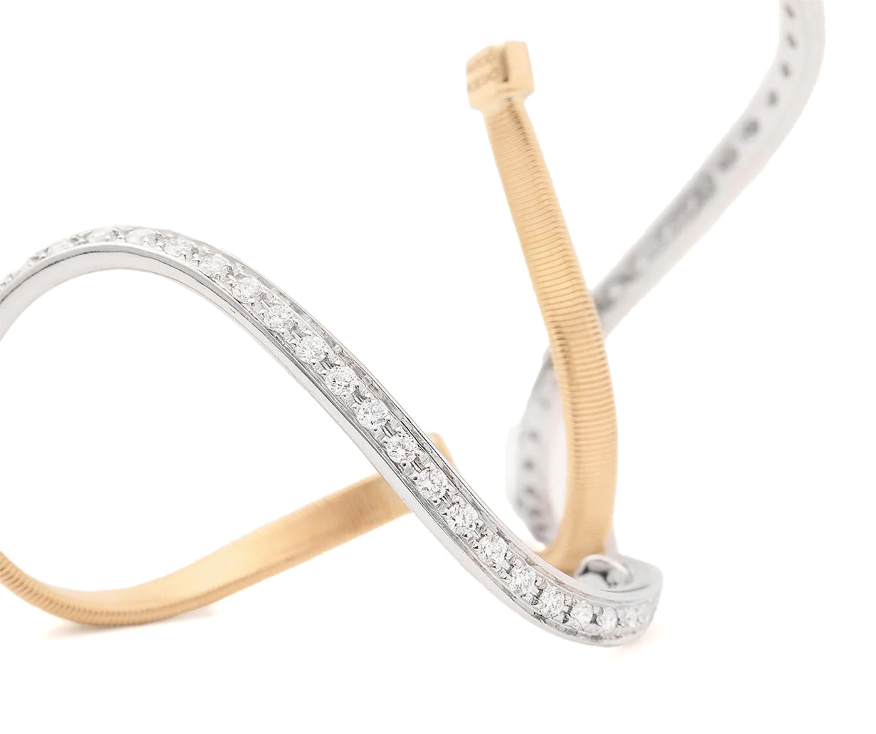 Marco Bicego® 'Marrakech' Diamond Infinity Hoops - Skeie's Jewelers