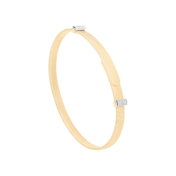 Marco Bicego Coil Bangle Bracelet With Diamond Pavé