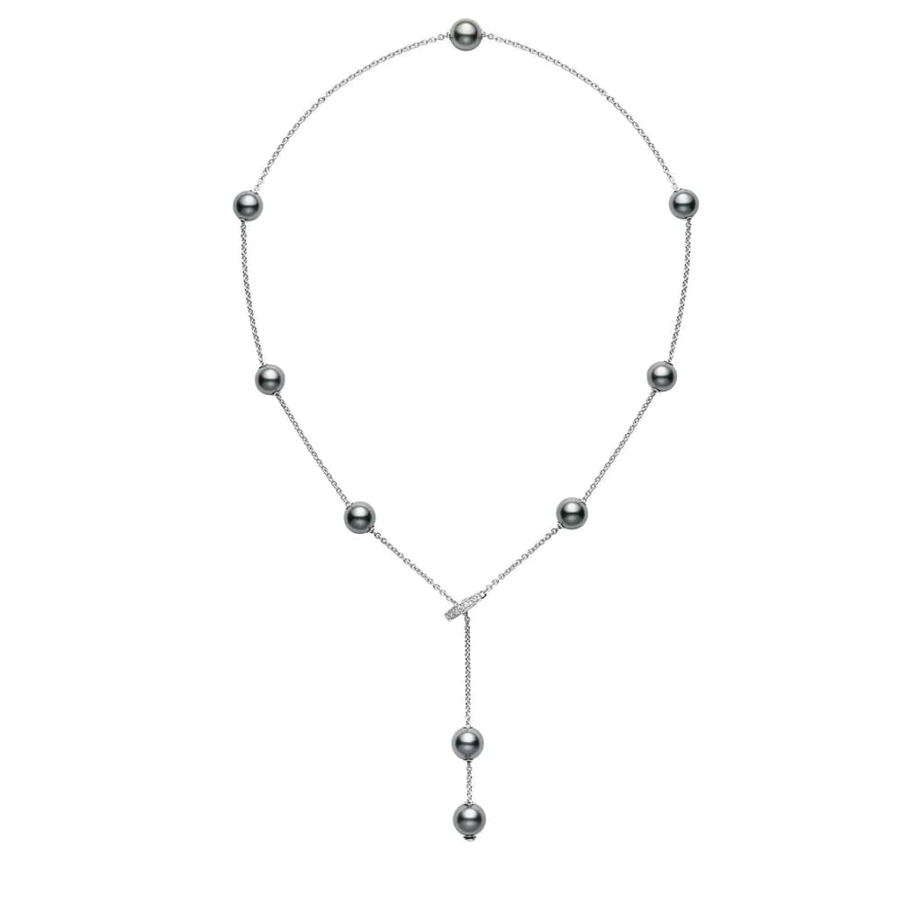 Mikimoto Black South Sea Cultured Pearl Necklace - Skeie's Jewelers