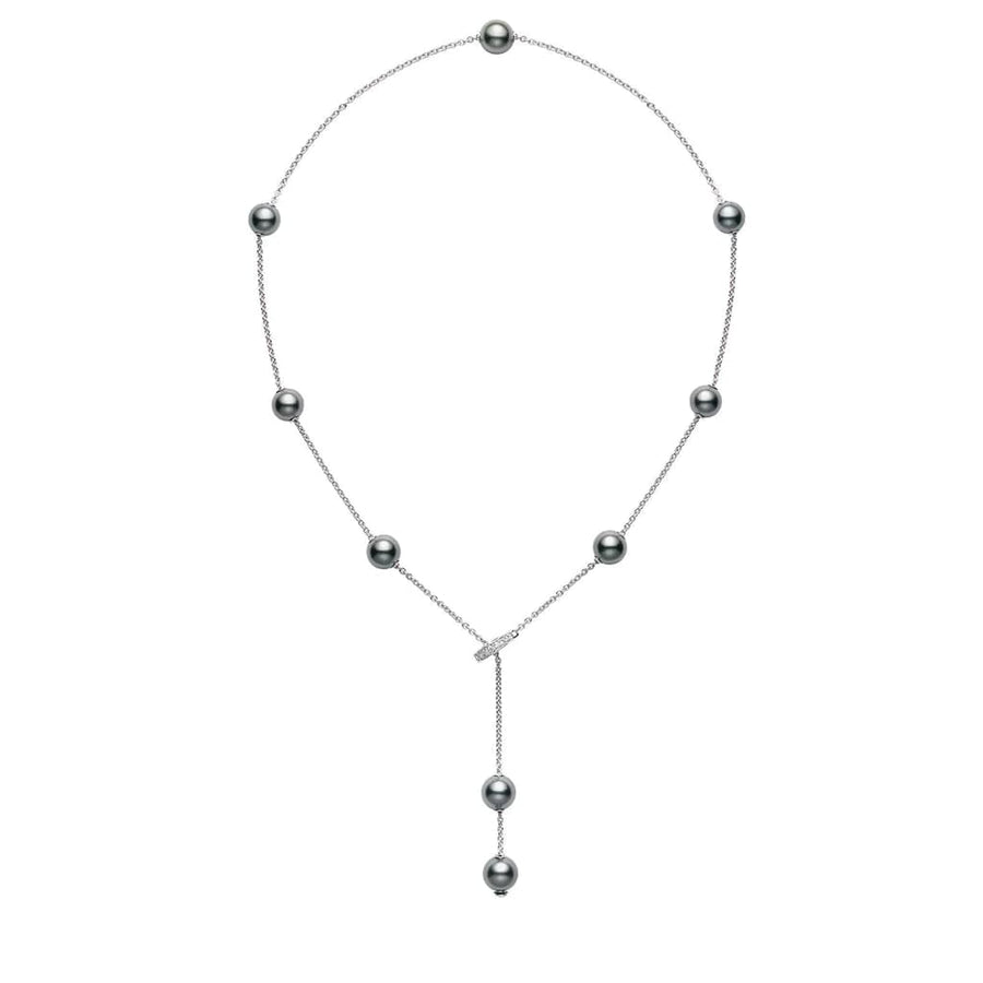 Mikimoto Black South Sea Cultured Pearl Necklace - Skeie's Jewelers