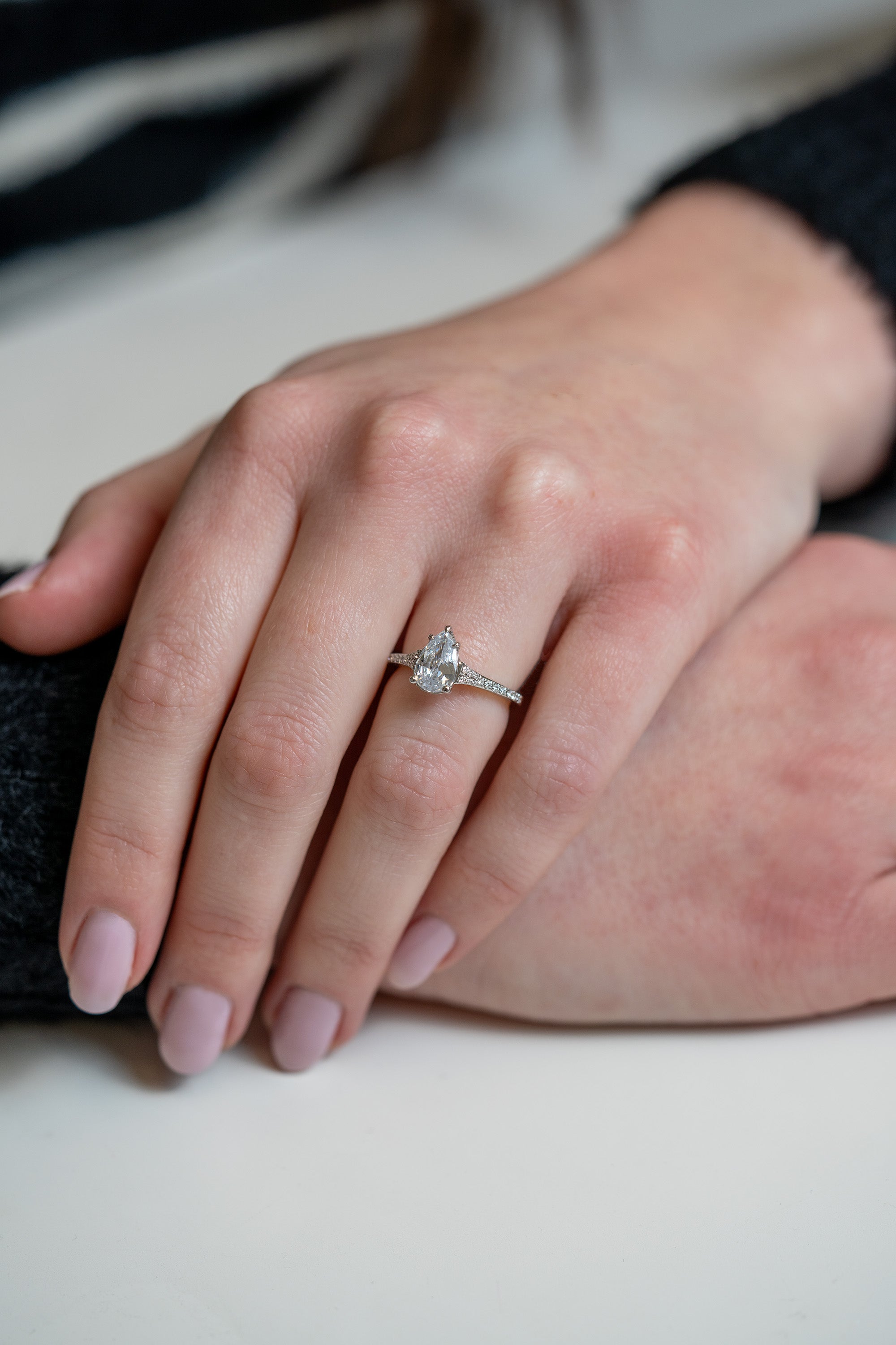 Simon G Diamond-Accented Engagement Ring - Skeie&#39;s Jewelers