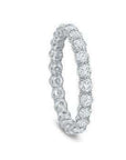 The Silk Prong Eternity Diamond Band - Skeie's Jewelers