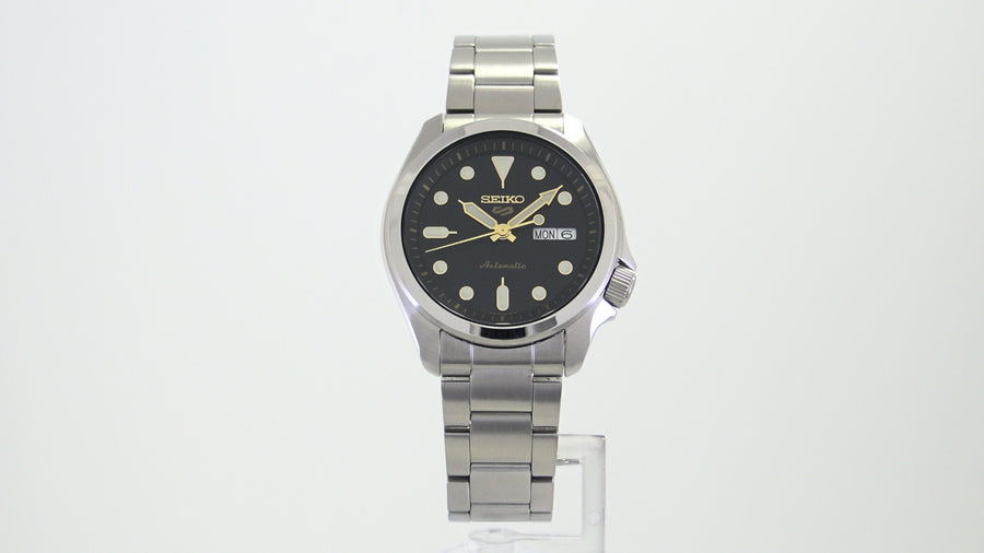 Seiko 5 Sports SRPE57 Automatic Black Sunray Dial Watch