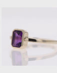 Amethyst Bezel Ring