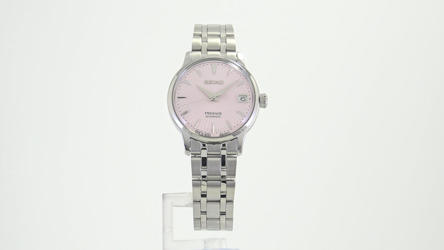 Seiko Presage SRP839 Cocktail Time Pink Dial Watch