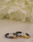 video of gold and black earrings with different variations