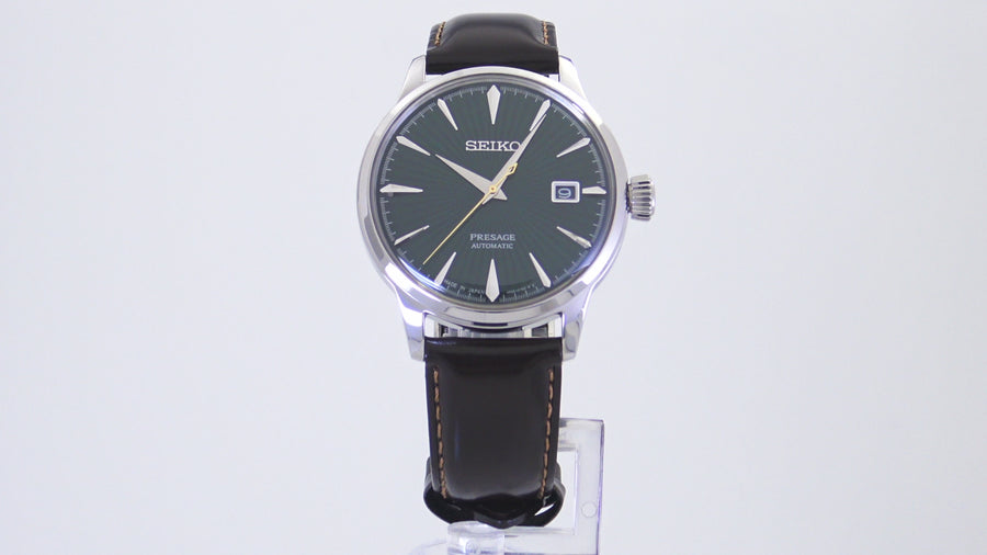 Seiko Presage SRPD37 Presage Leather Automatic Watch