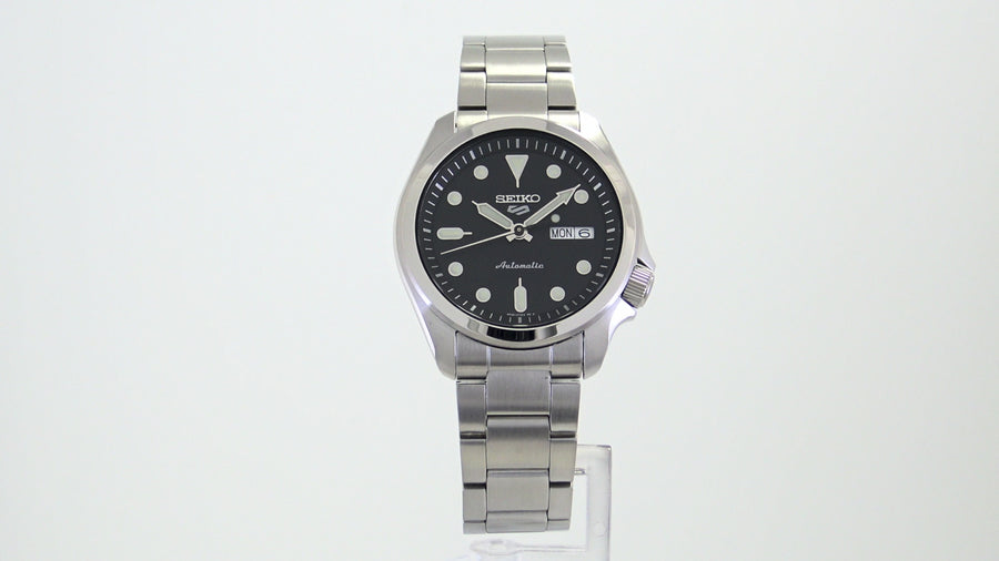 Seiko SRPE55 Black Dial Automatic Watch