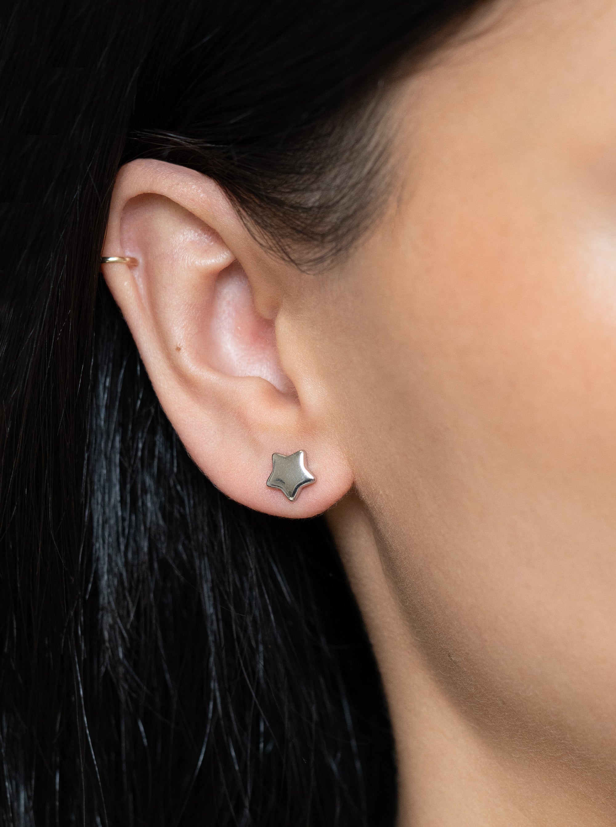 Silver Star Stud Earrings - Skeie's Jewelers