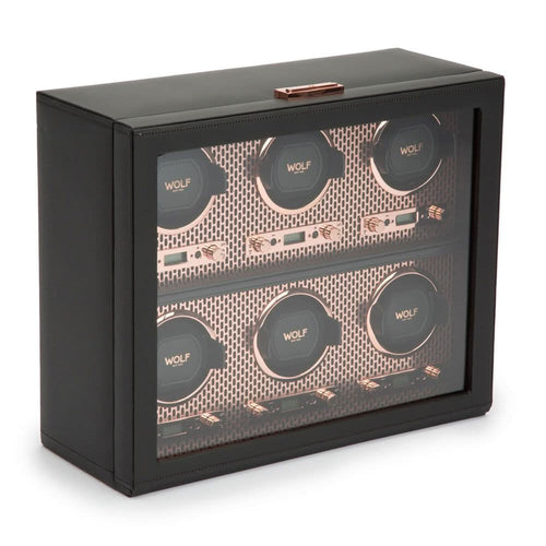 WOLF Axis 6 Piece Watch Winder - Skeie's Jewelers