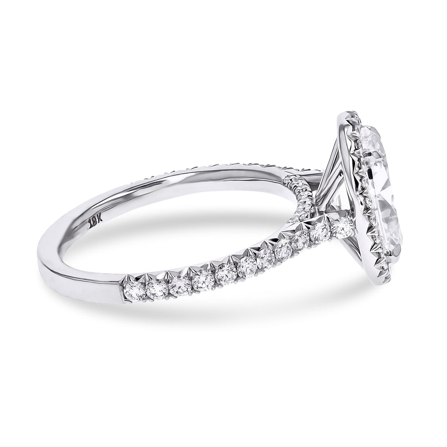 The Rahaminov Oval-Cut Engagement Ring