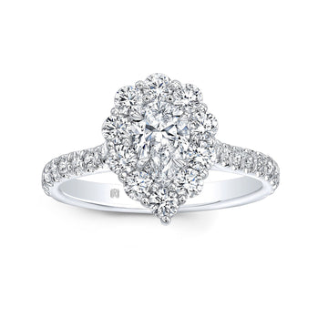 Rahaminov Pear-Cut Diamond Engagement Ring - Skeie's Jewelers