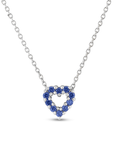 Roberto Coin Tiny Treasures Reversible Diamond & Gemstone Heart Necklace - Skeie's Jewelers