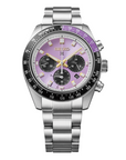 Seiko Prospex Speedtimer HBJ005 purple dial 145th anniversary alternate watch photograph
