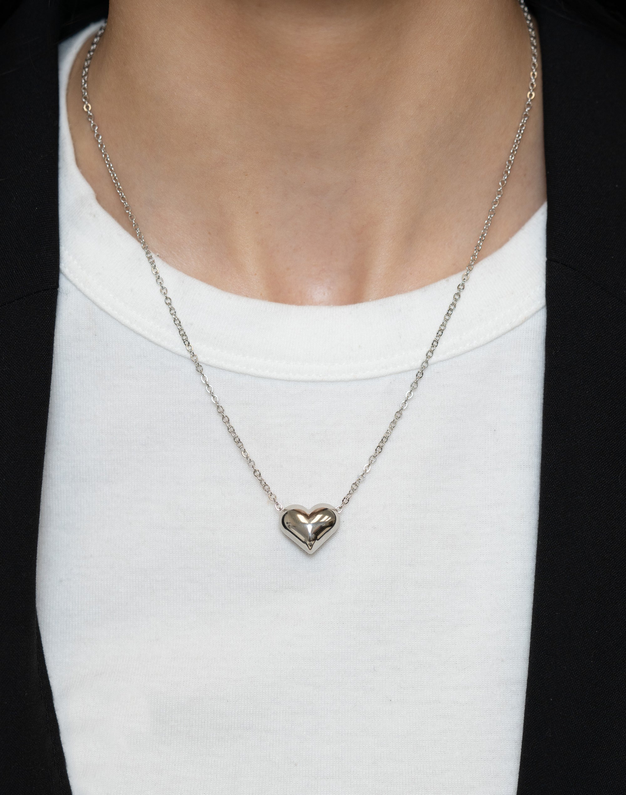 Puffed Heart Pendant - Skeie's Jewelers