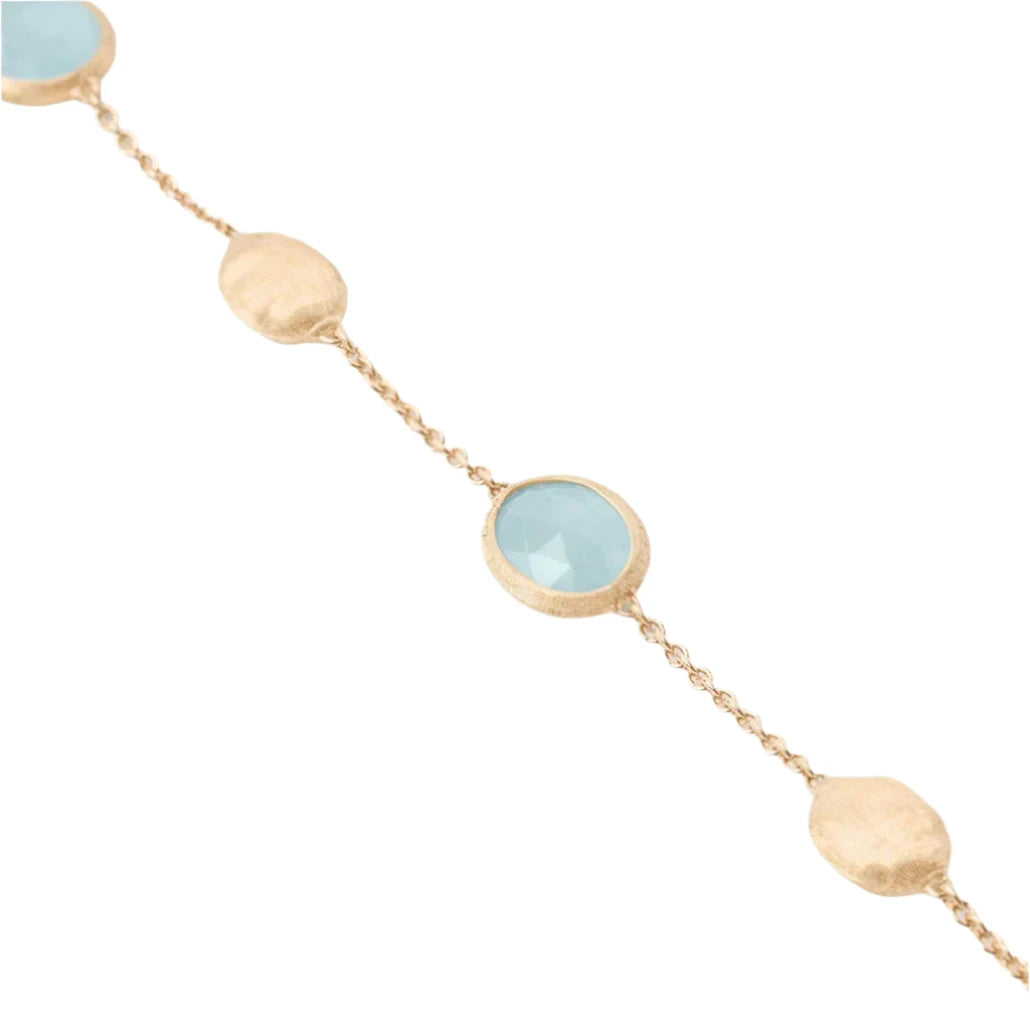 Marco Bicego Siviglia Aquamarine & Gold Bracelet - Skeie's Jewelers