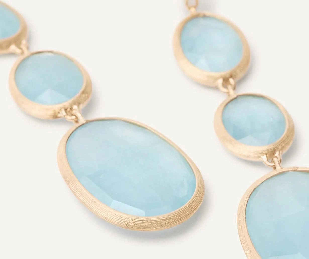 Marco Bicego Siviglia Aquamarine Dangles - Skeie's Jewelers