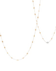 Marco Bicego Siviglia Gold & Diamond Small Bean Necklace - Skeie's Jewelers