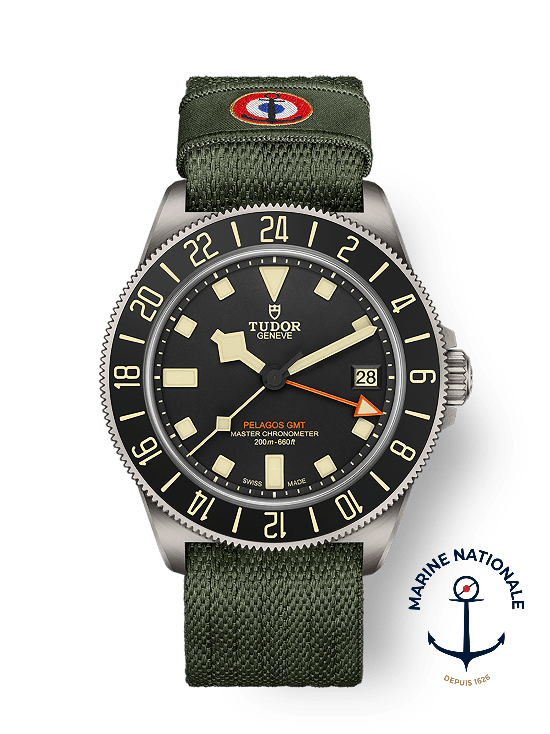Pelagos FXD GMT 42mm Fabric Strap - M2542G257NU-0002 - Skeie's Jewelers